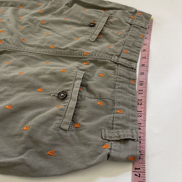 Vintage Ecko Unltd Shorts Mens 34 Chino Flat Front Embroidered Skater Streetwear - Picture 10 of 12